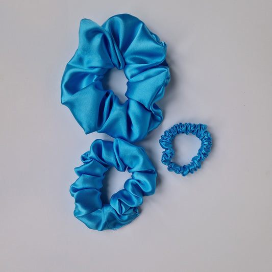 Hair Scrunchies - Blue