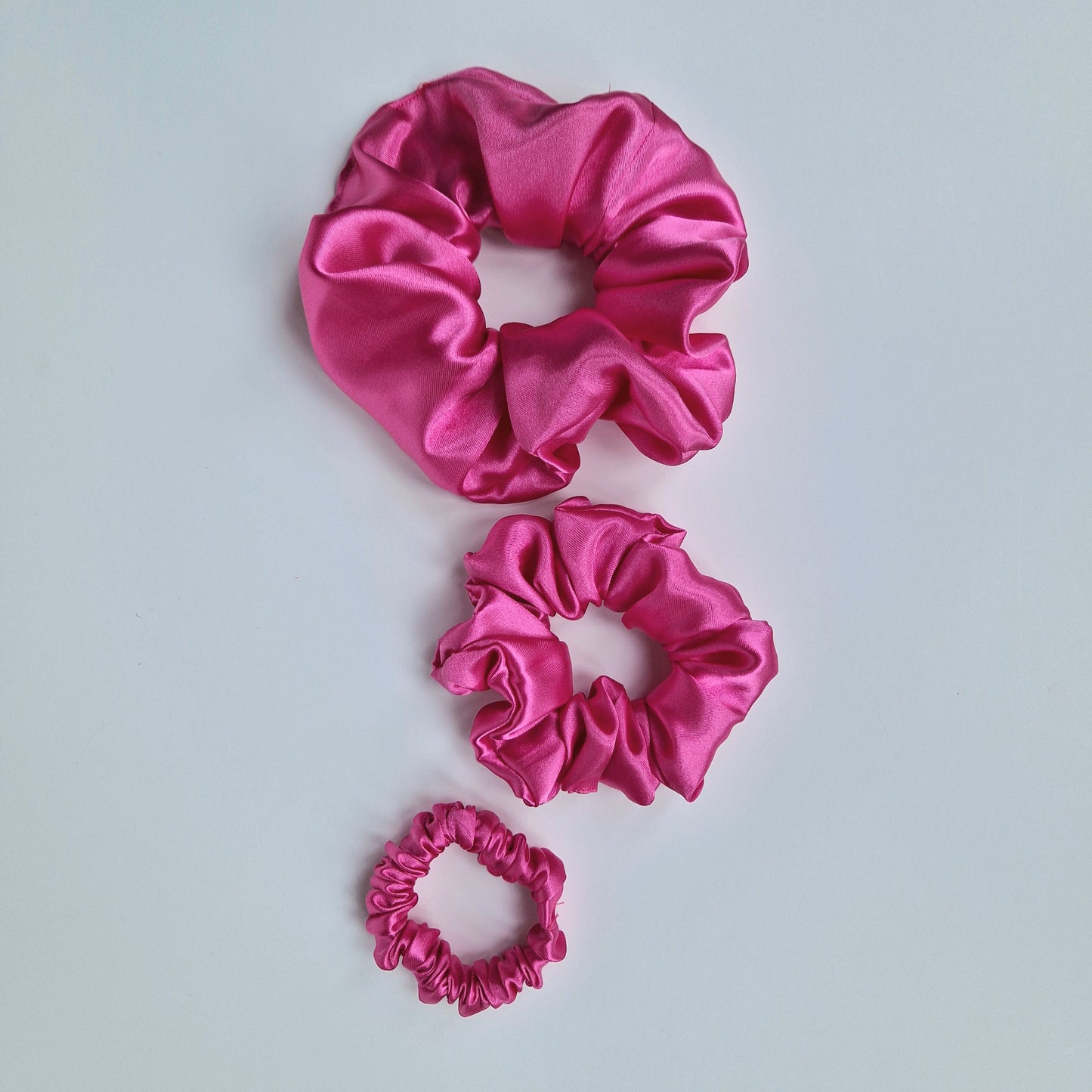 Hair Scrunchies -Cerise