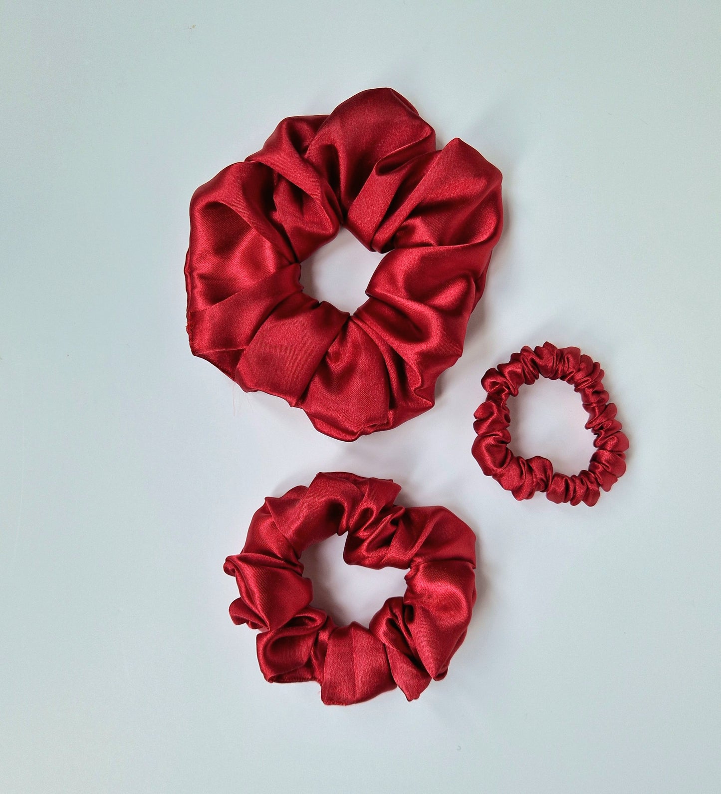 Hair Scrunchies - Red