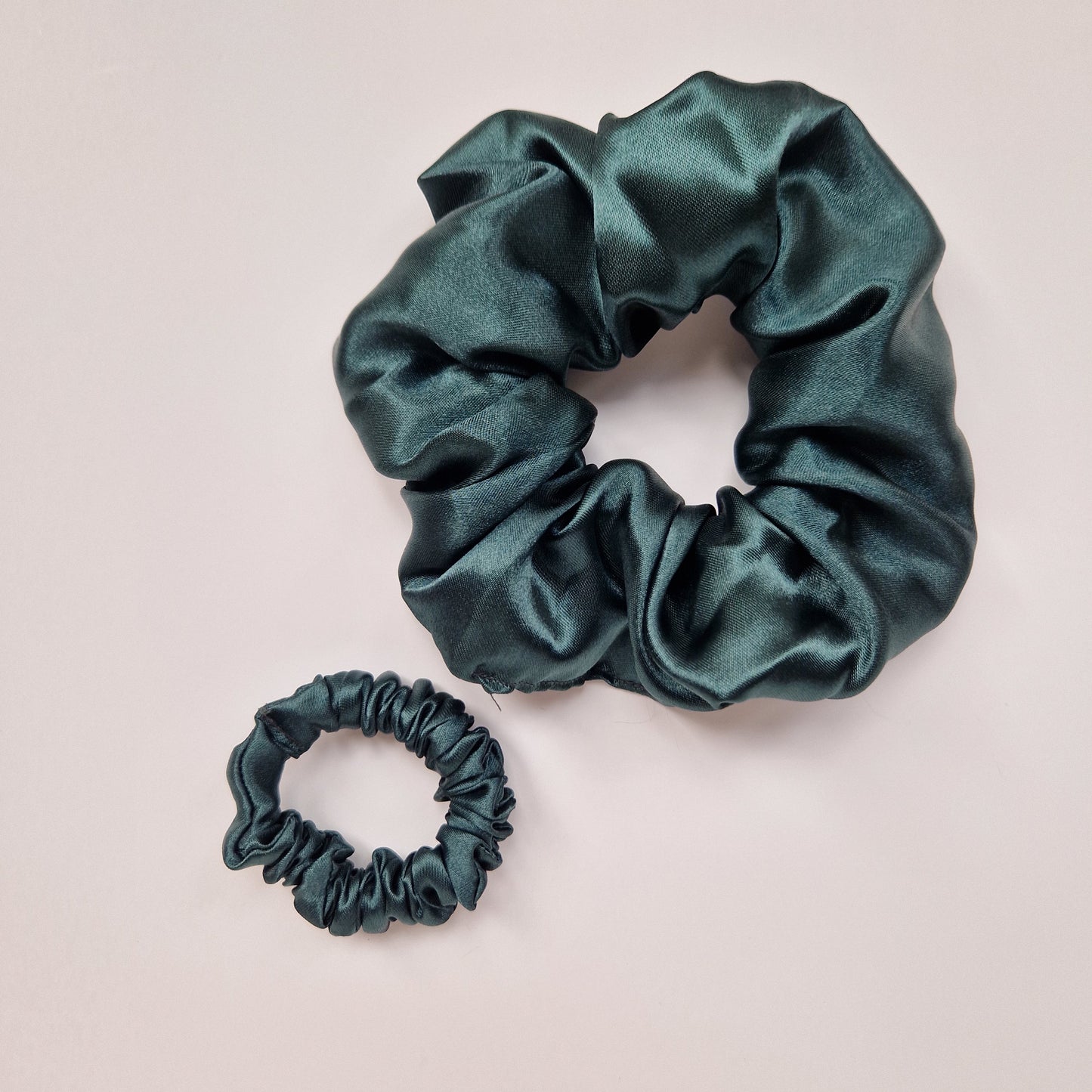 Hair Scrunchies - Bottle green